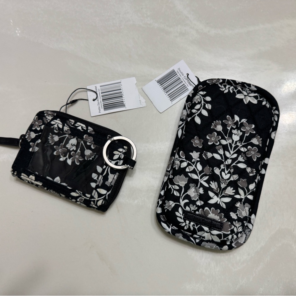 Vera bradley zip around wallet and eyeglass case